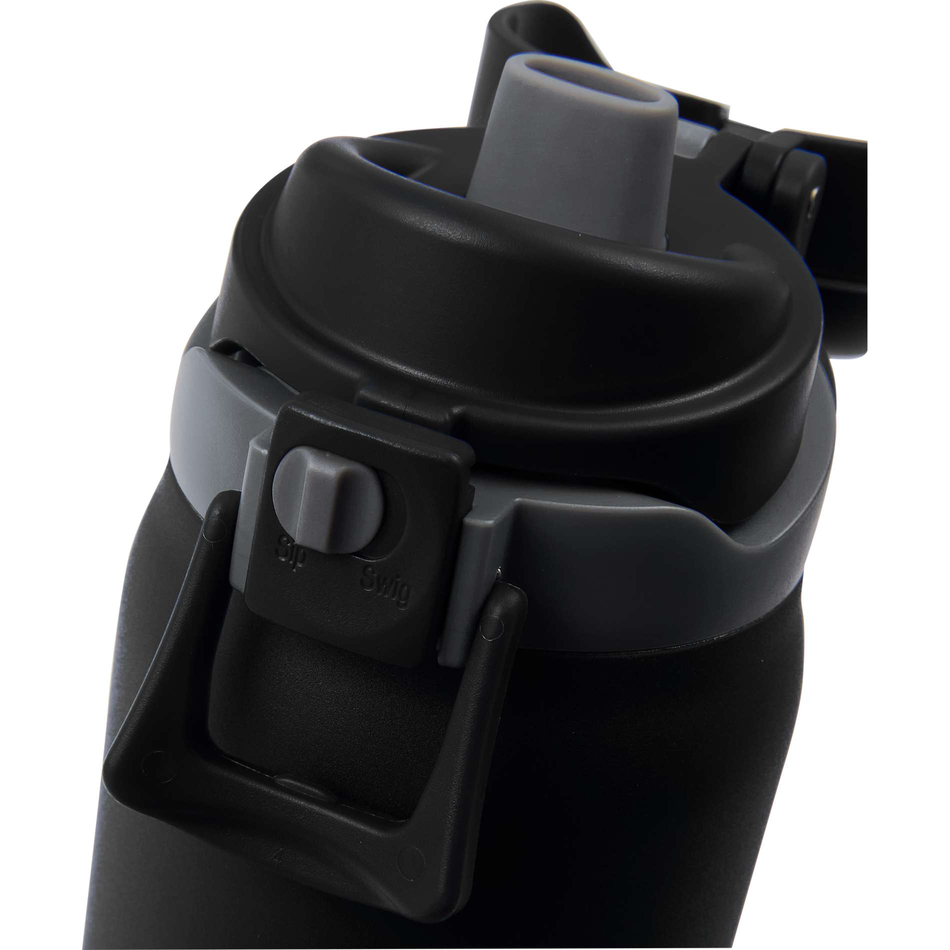 Front View of Black Rhine 2 in 1 Vacuum Eco-Friendly Bottle 30oz