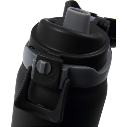 Front View of Black Rhine 2 in 1 Vacuum Eco-Friendly Bottle 30oz