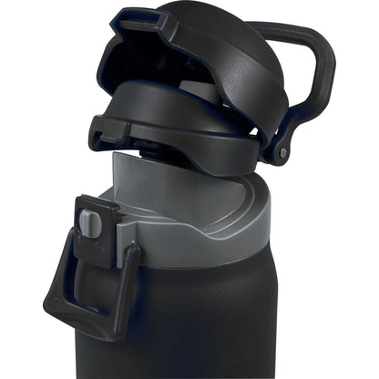 Front View of Black Rhine 2 in 1 Vacuum Eco-Friendly Bottle 30oz