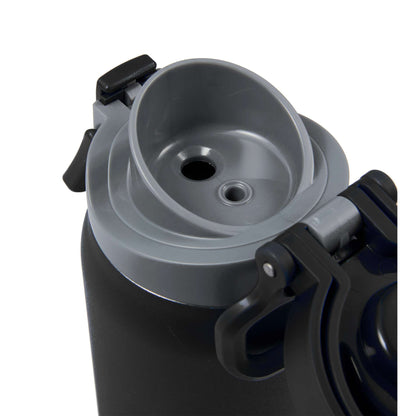 Front View of Black Rhine 2 in 1 Vacuum Eco-Friendly Bottle 30oz