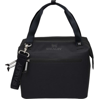 Front View of Black Stanley Julienne Mini 10 Can Cooler plain
