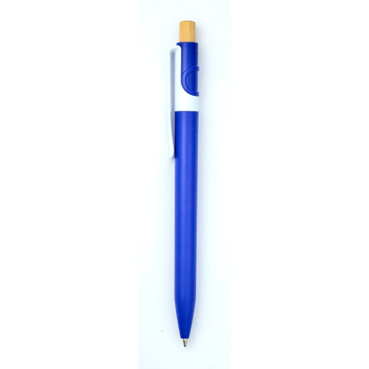 Front View of Black Sunburst Recycled Gel Pen plain