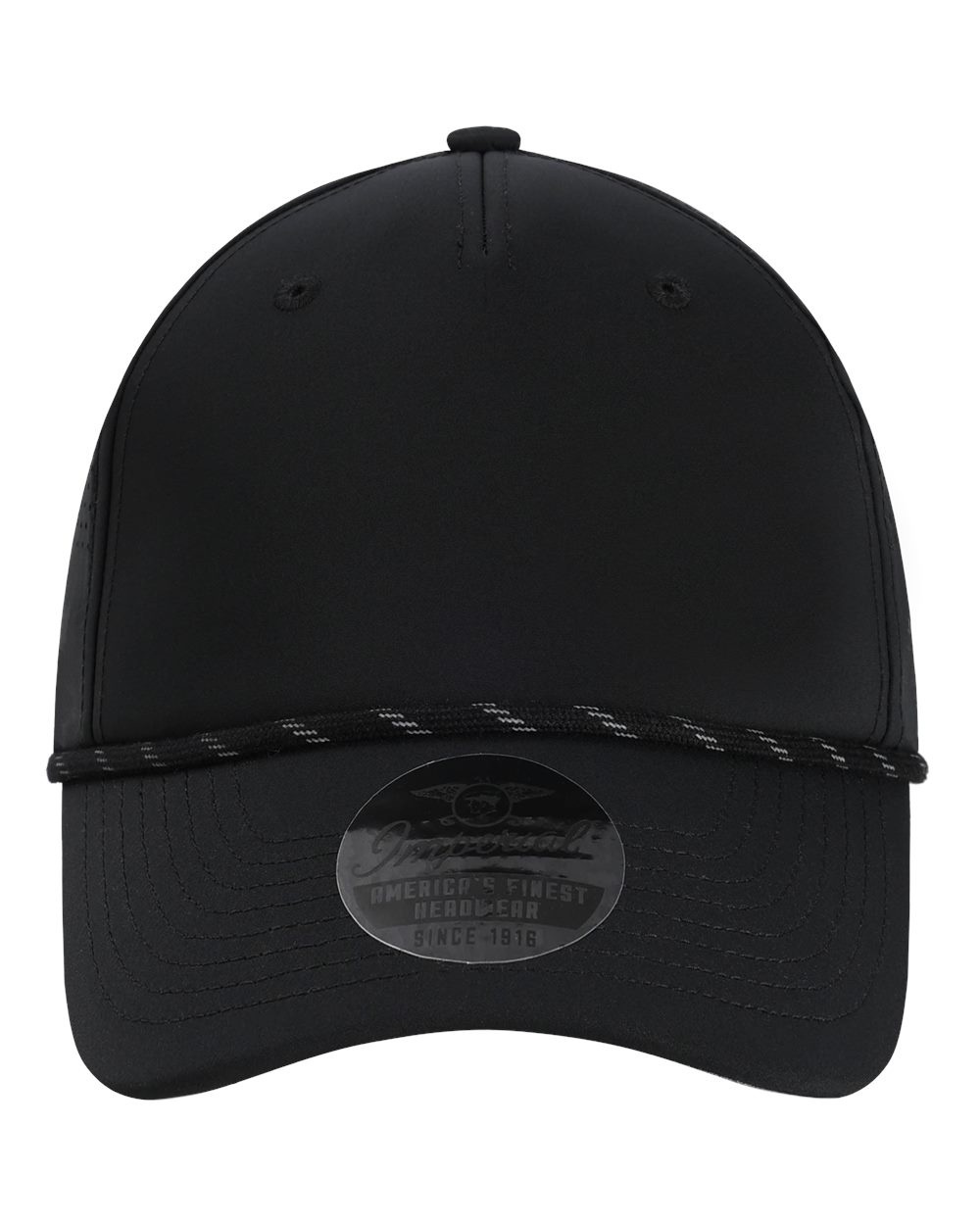 Front View of Black The Dyno Cap - S1505