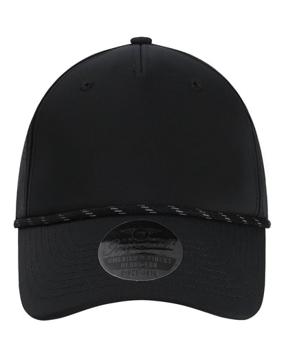 Front View of Black The Dyno Cap - S1505