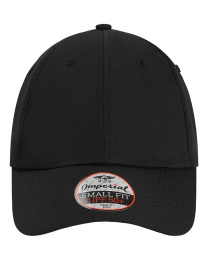 Front View of Black The Original Small Fit Women's Performance Cap - L210P