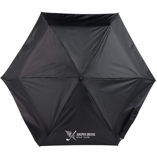 Front View of Black totes® 38" Mini Travel Umbrella