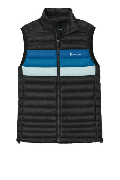 Front View of Black/Atl Cotopaxi Fuego Down Vest COTOM1689
