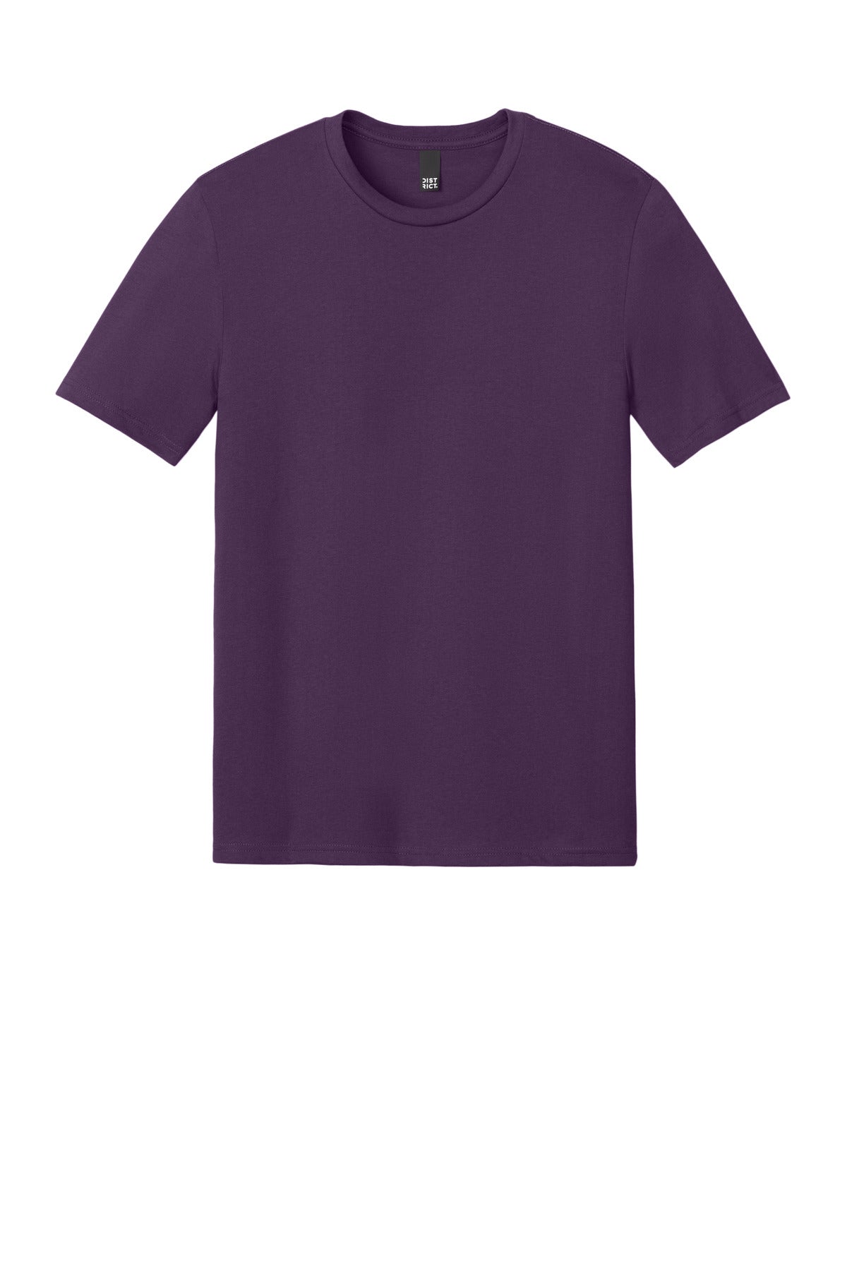 Front View of Blackberry District Perfect Weight CVC Tee DT184