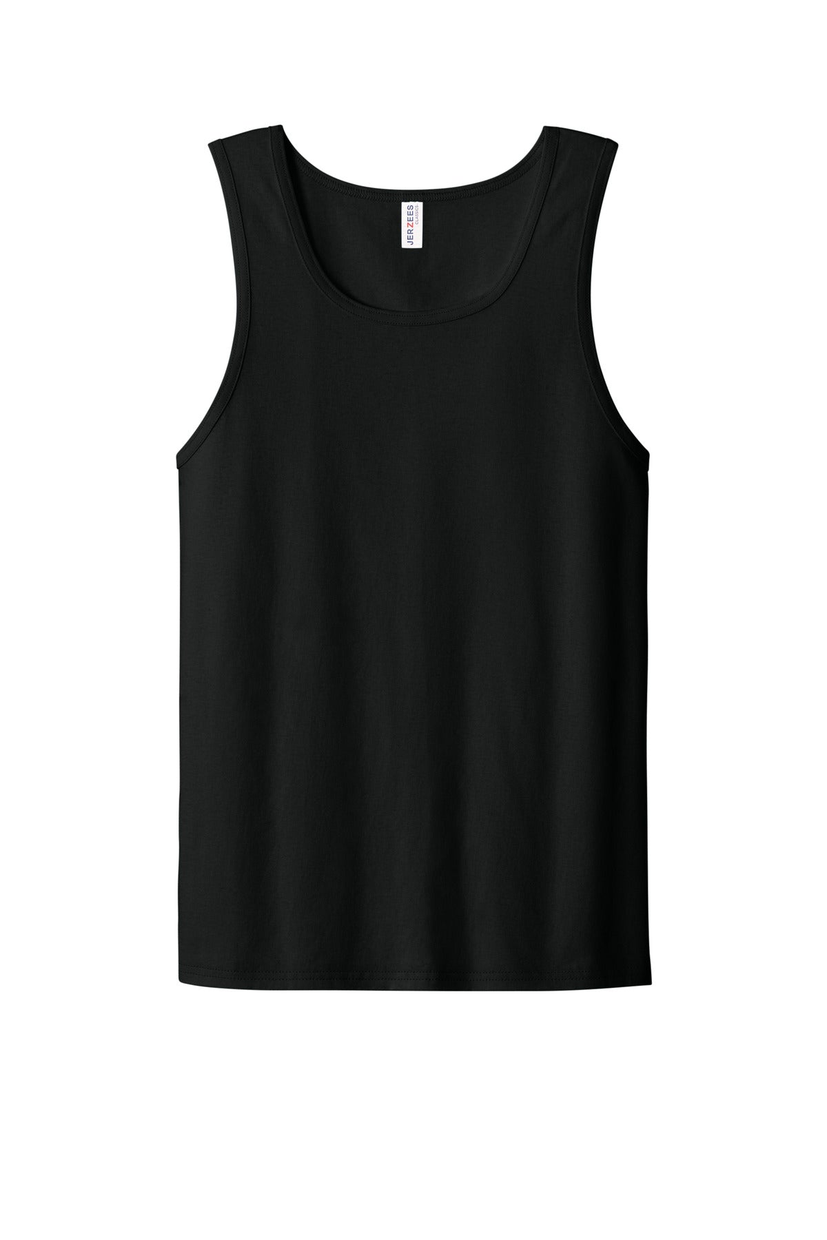 Front View of BlackInk Jerzees Classics Unisex Cotton Tank 363TK