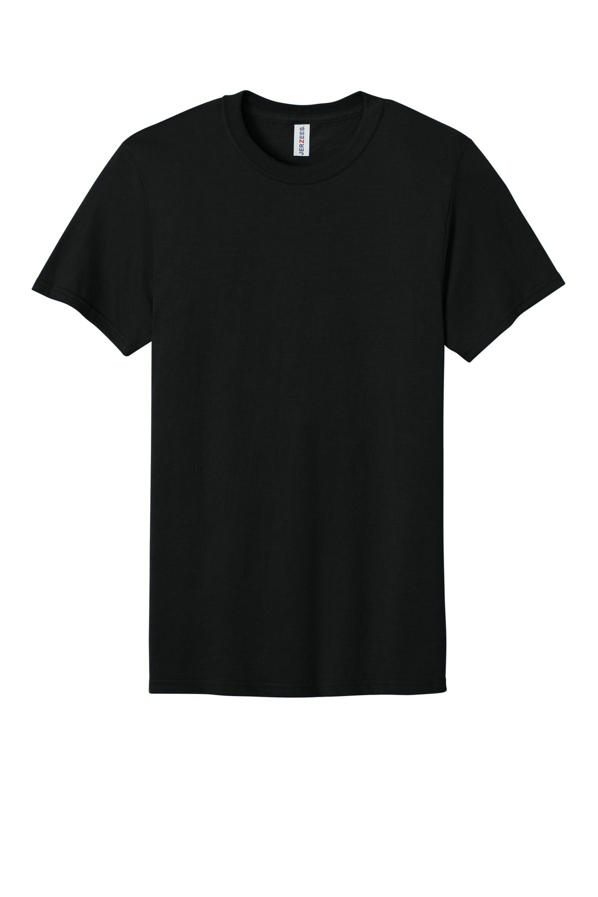 Front View of BlackInk Jerzees Premium Blend Ring Spun T-Shirt 560M