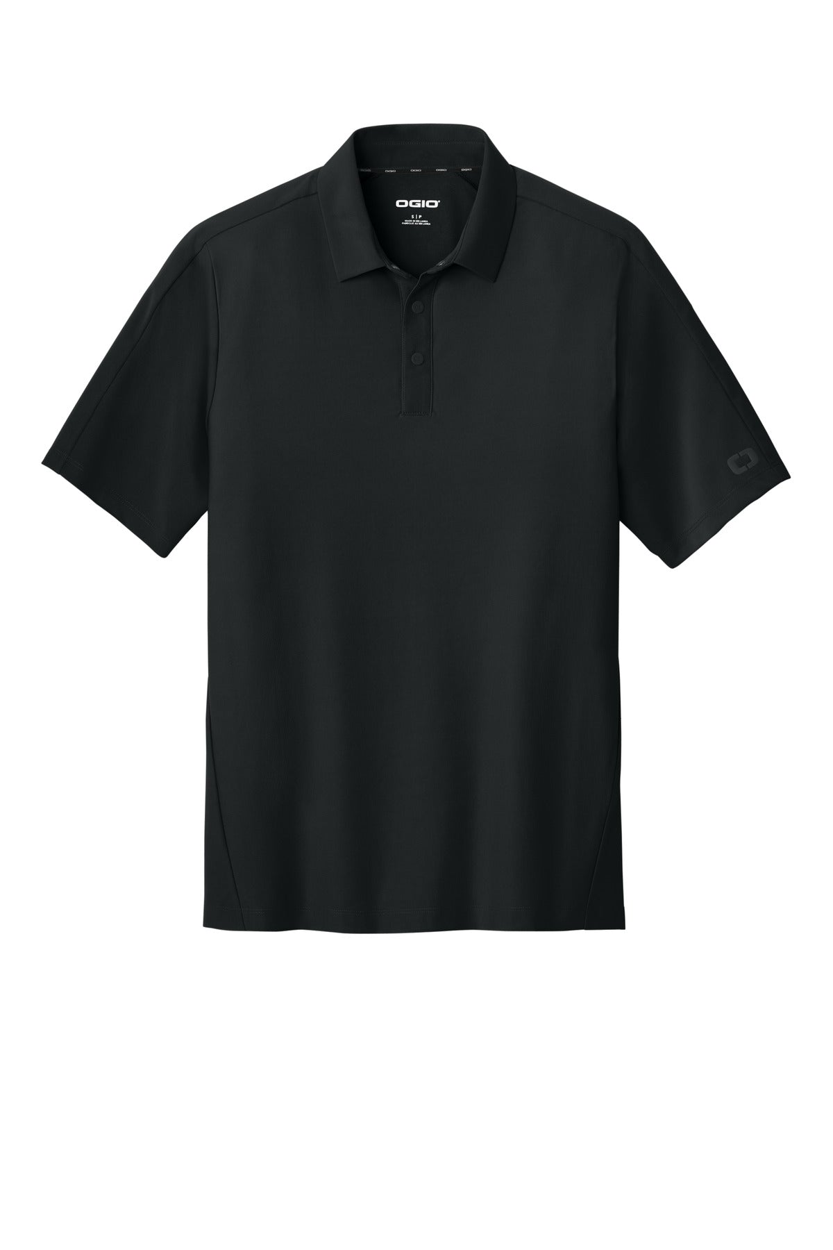 Front View of Blacktop OGIO Envision Polo OG154