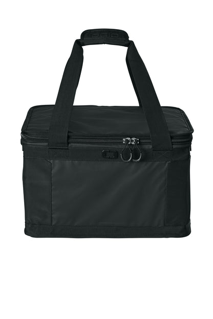 Front View of Blacktop OGIO Gear Mid Cube 90001