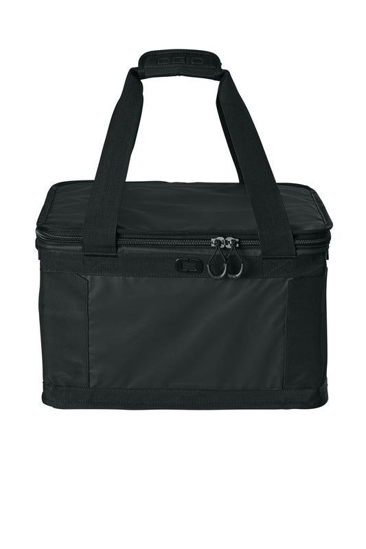 Front View of Blacktop OGIO Gear Mid Cube 90001
