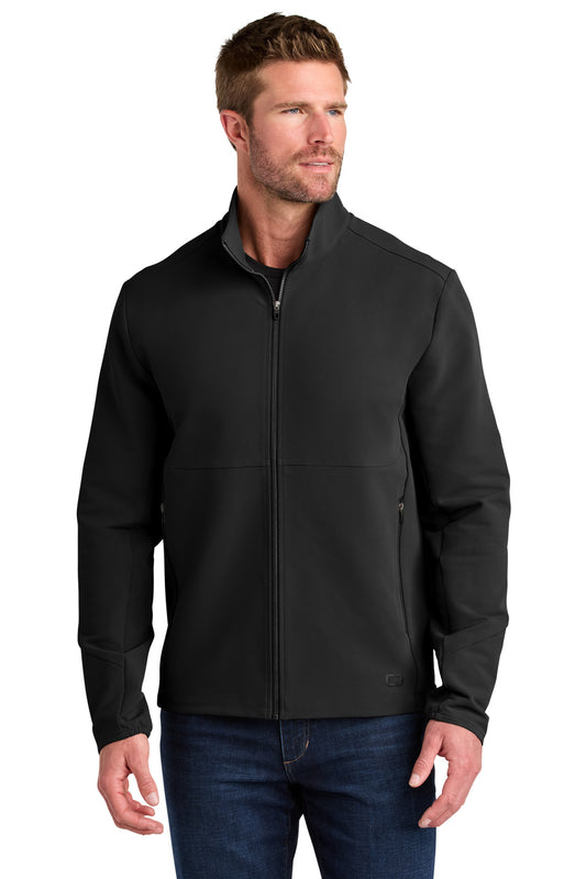 Front View of Blacktop OGIO Kinetic Soft Shell OG740