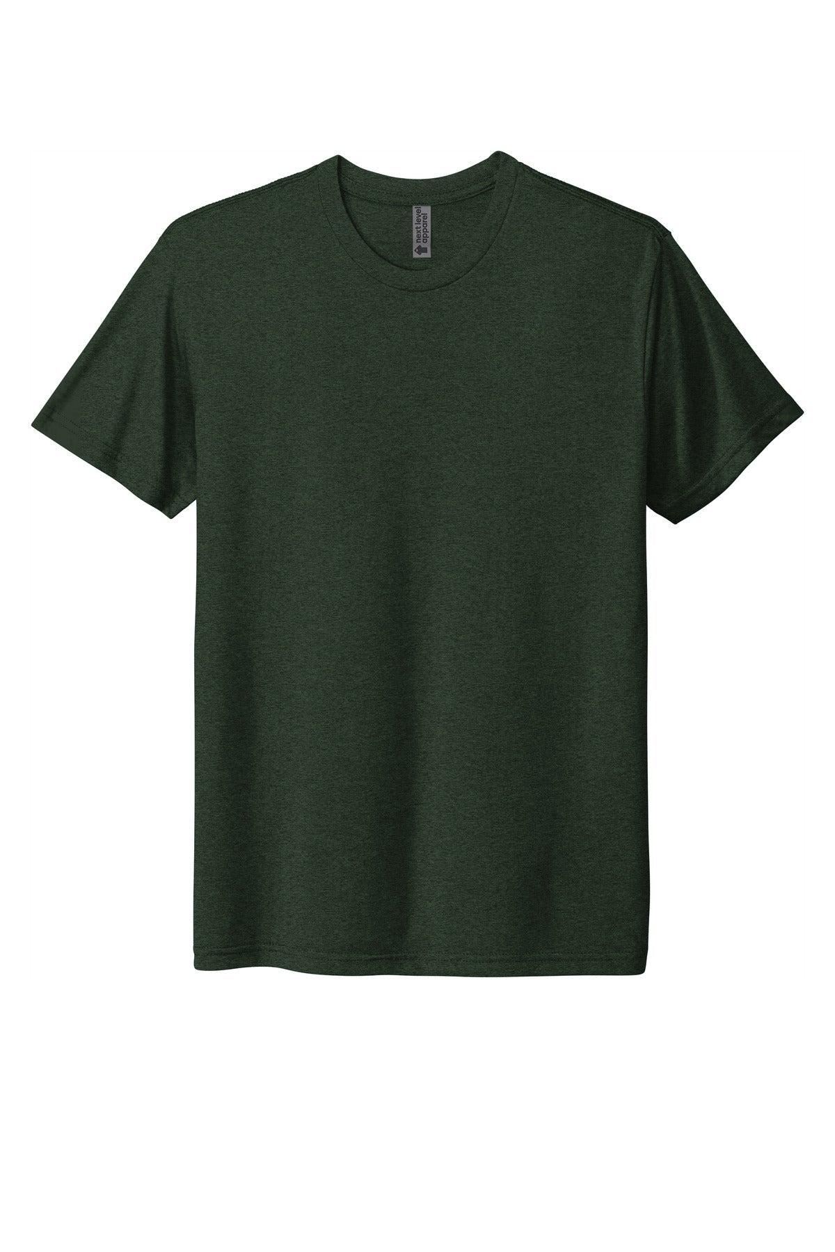 Front View of BlkForest Next Level Apparel Adult Tri-Blend Tee. NL6010