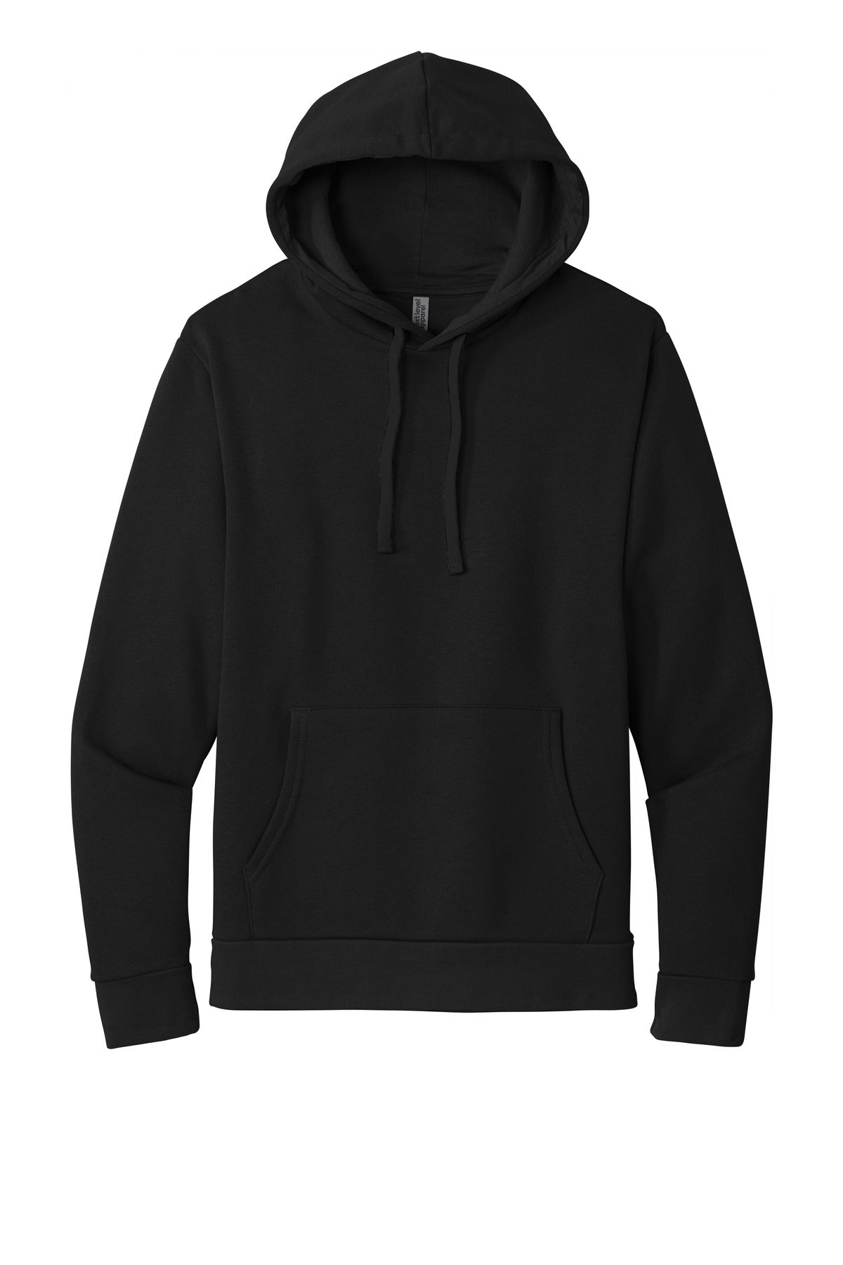 Front View of BlkOnBlk Next Level Apparel Adult Santa Barbara Pullover Hoodie. NL9303