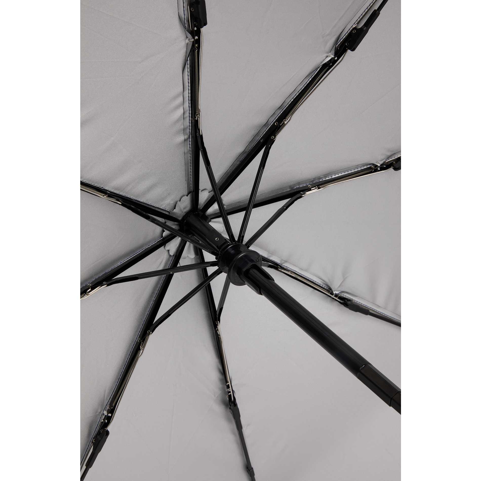 Front View of Blue 42" Folding Auto Open/Close Umbrella