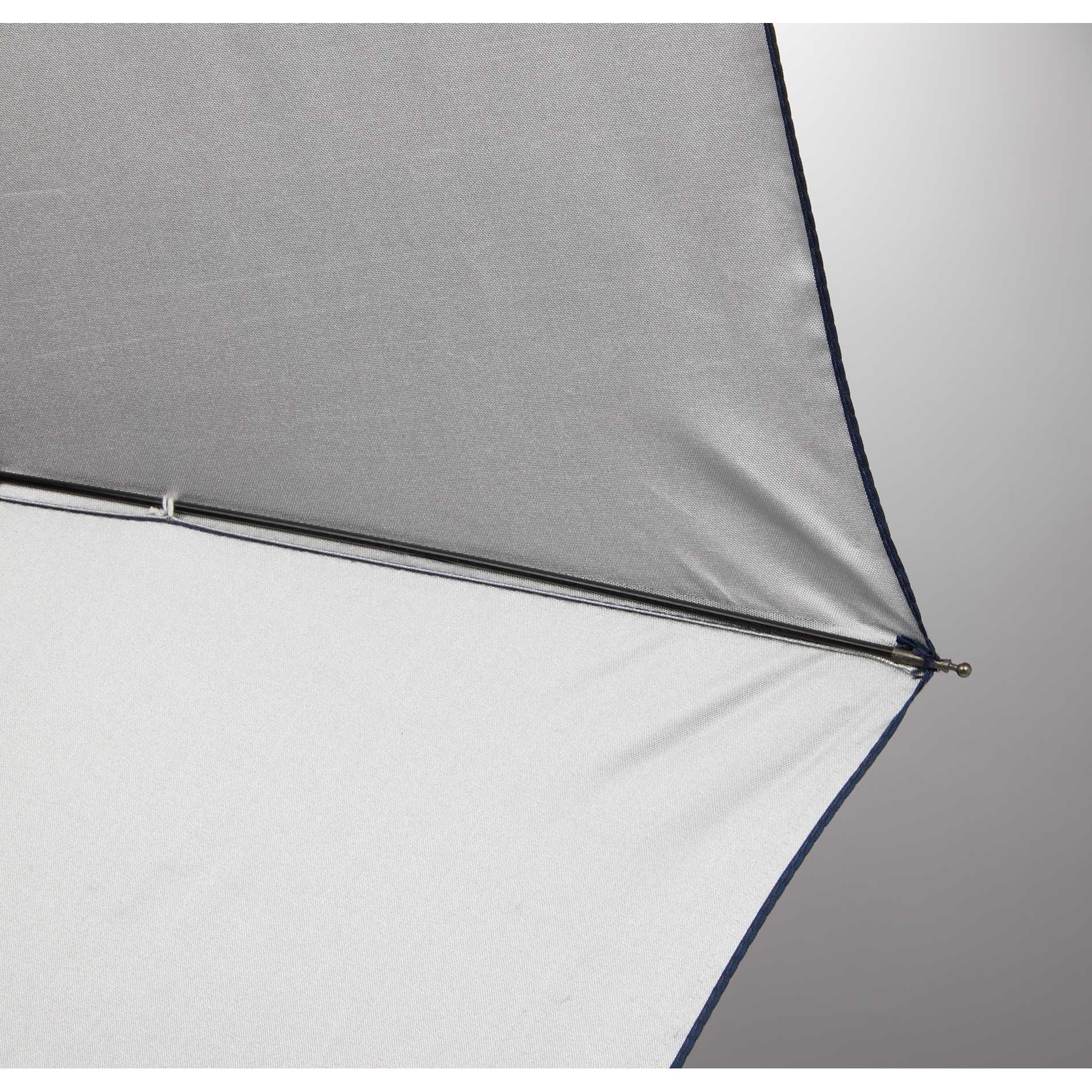 Front View of Blue 42" Folding Auto Open/Close Umbrella