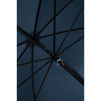 Front View of Blue 60" Manual Golf Umbrella