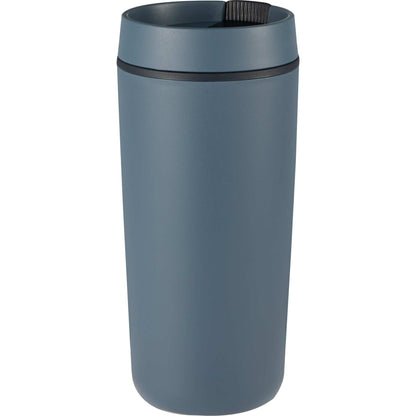 Front View of Blue Grande 16oz Recycled Tumbler plain