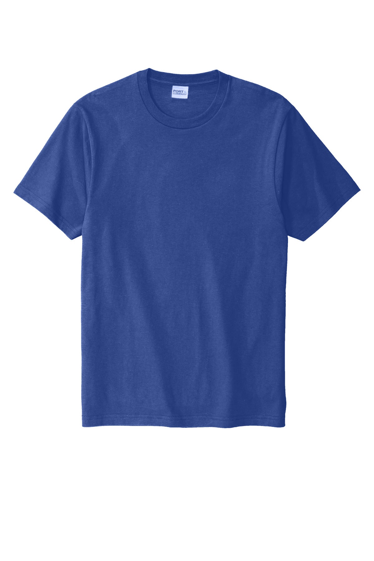 Front View of Blue Iris Port & Co Bouncer Tee PC600