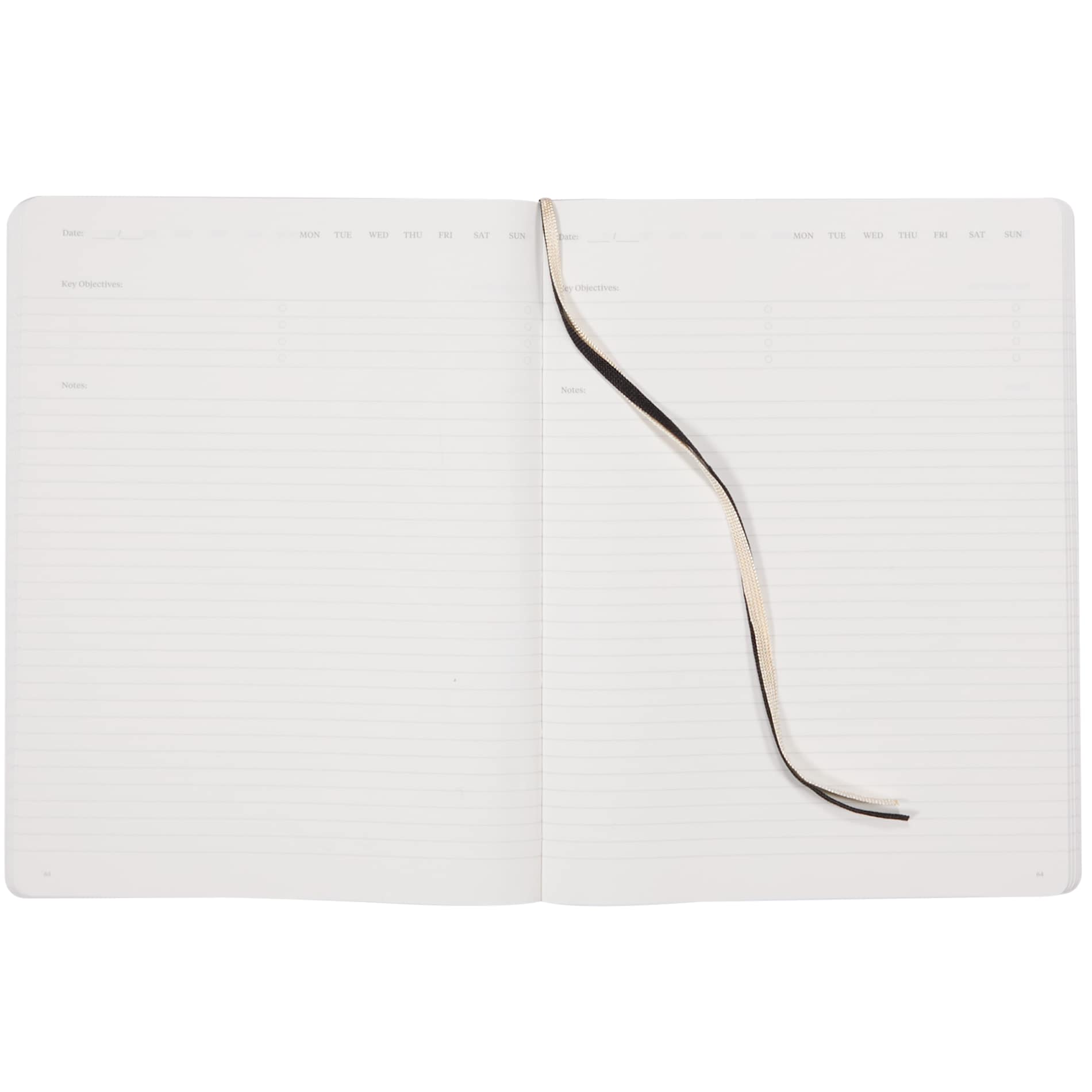 Front View of Blue Karst Pro Series Notebook plain