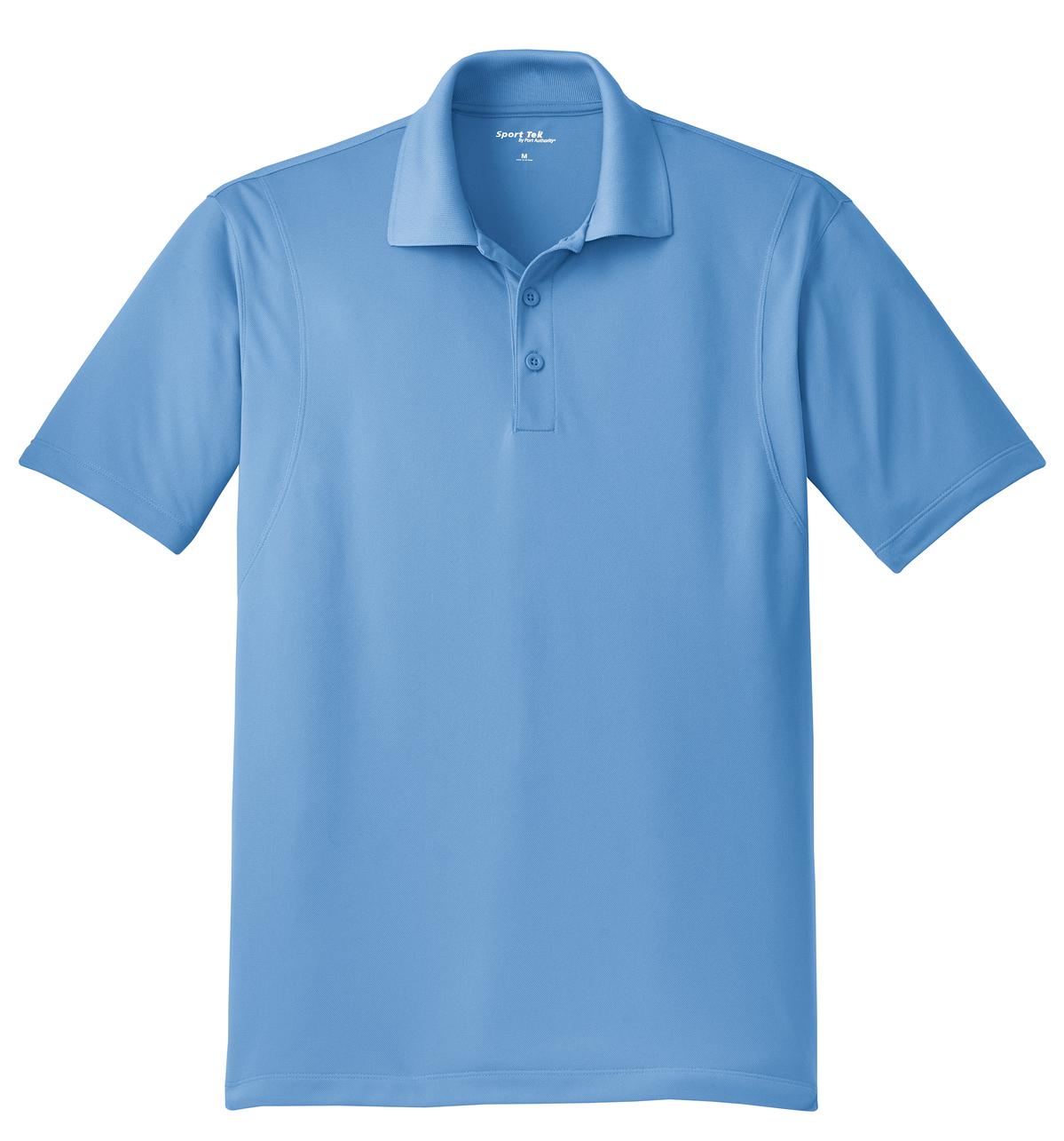 Front View of Blue Lake Sport-Tek Micropique Sport-Wick Polo. ST650
