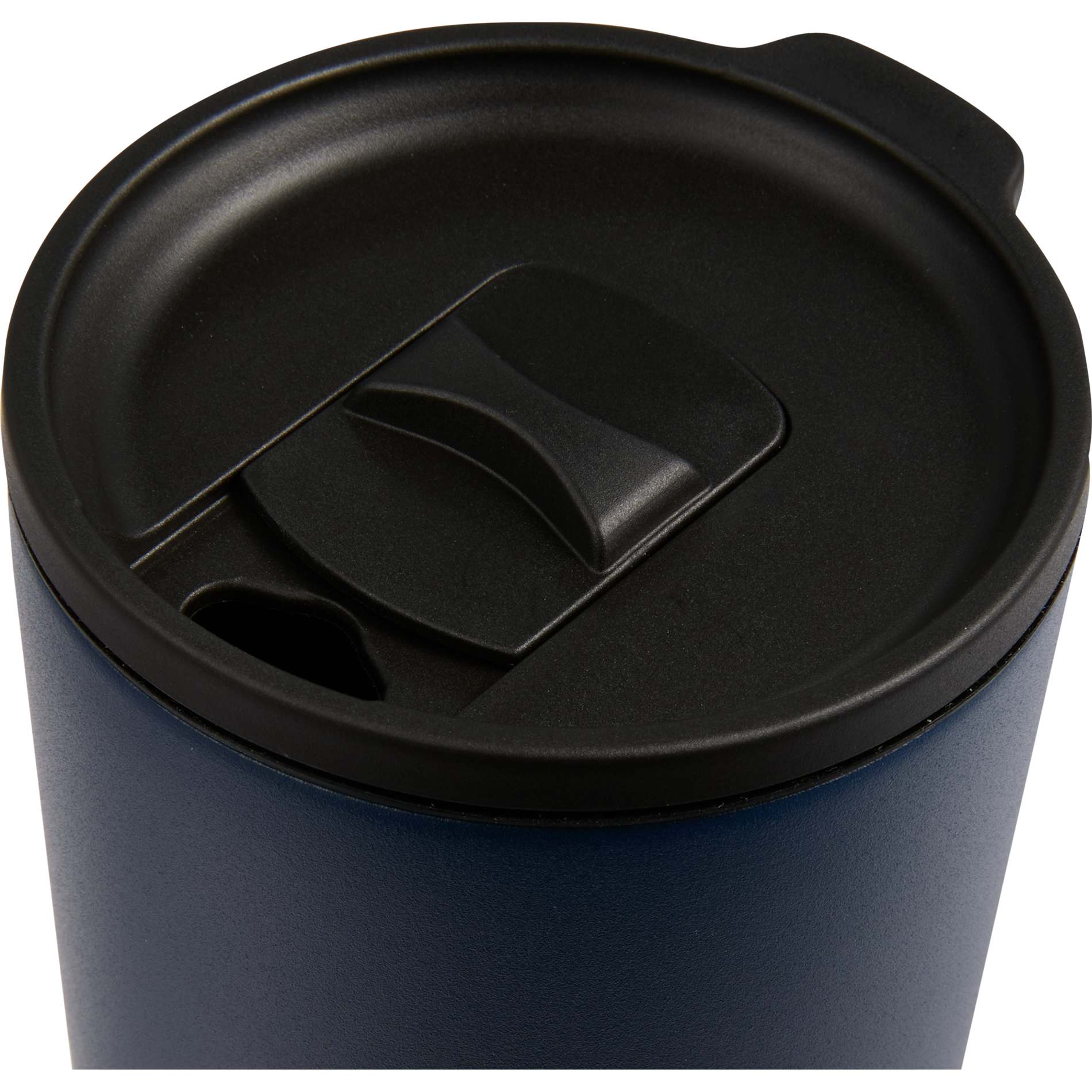 Front View of Blue Leeston Copper Vacuum Insulated Tumbler 24oz