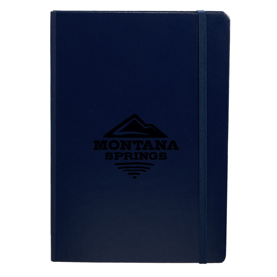 Front View of Blue LEUCHTTURM1917 5.75" x 8.25" Hardcover Notebook
