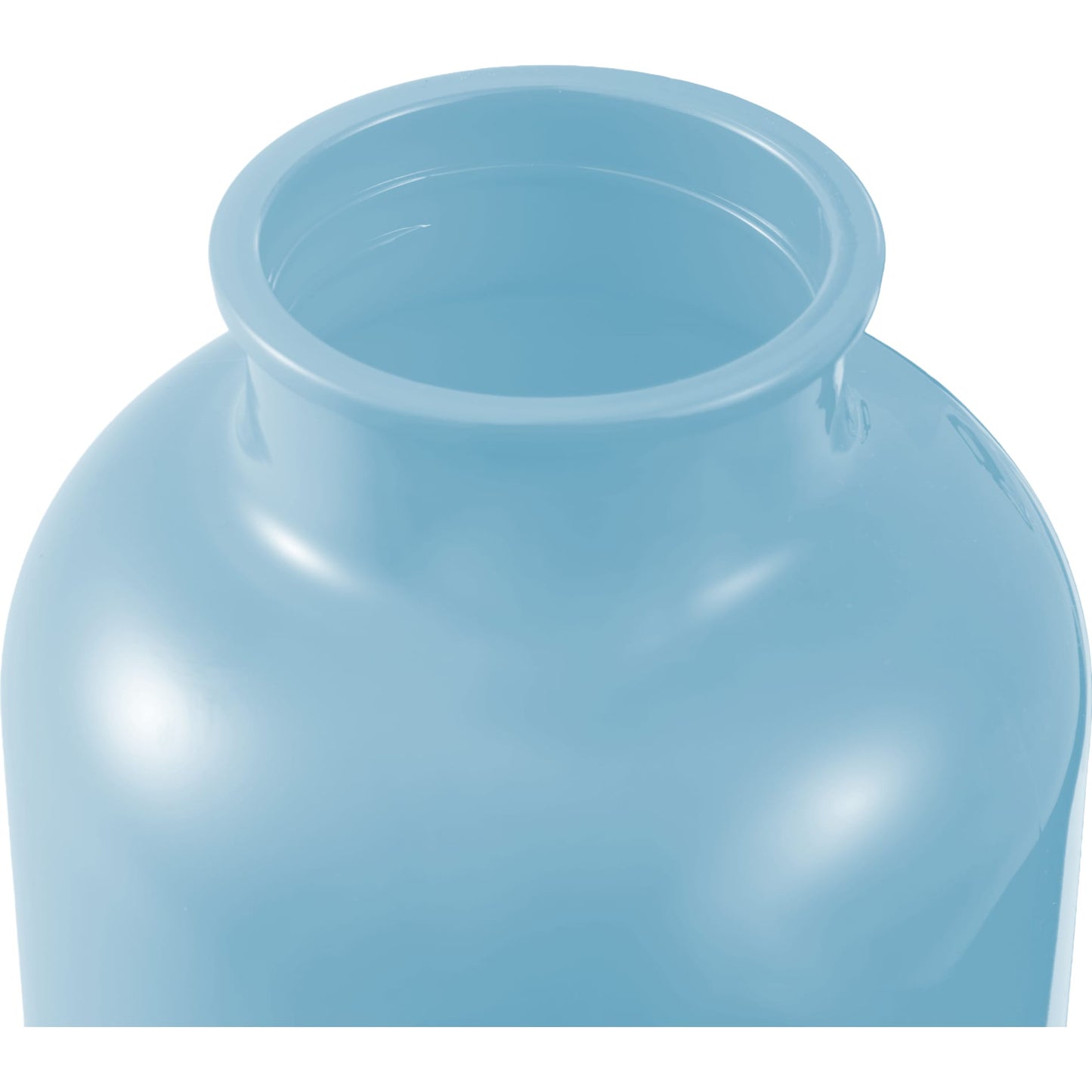 Front View of Blue Race 25oz  Recycled Bottle with Carabiner