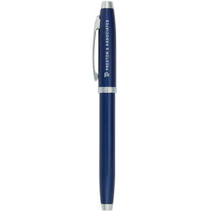 Front View of Blue Sheaffer® 100 Glossy Lacquer Roller Ball