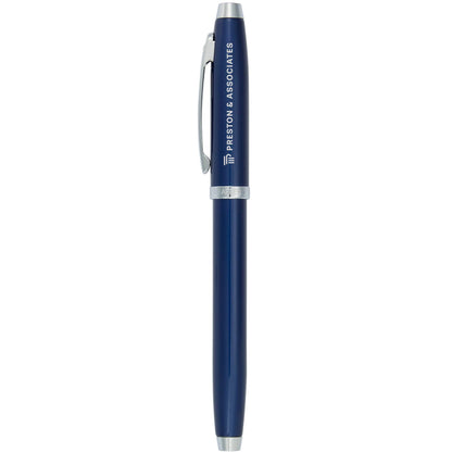 Front View of Blue Sheaffer® 100 Glossy Lacquer Roller Ball