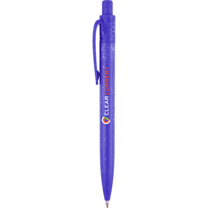 Front View of Blue Shoreside Gel Pen