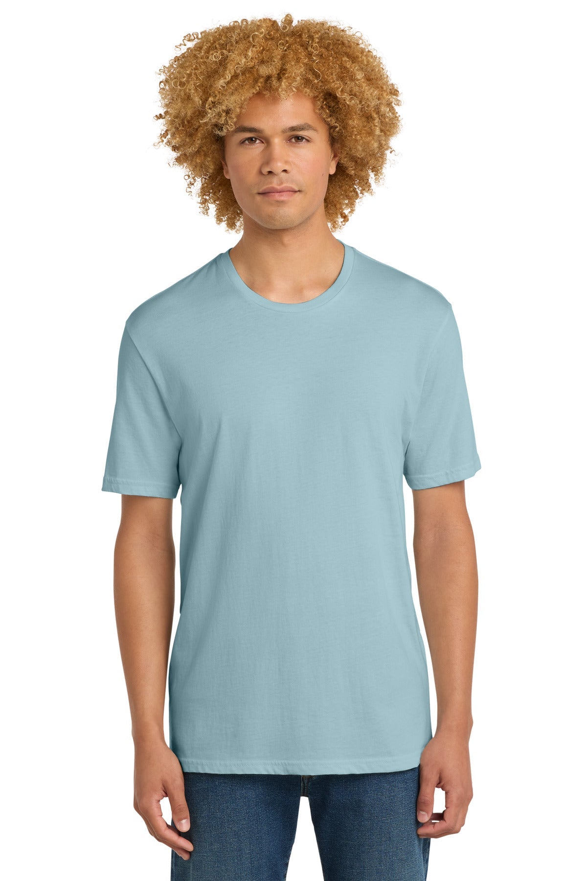 Front View of BlueFog District Perfect Weight Tee. DT104