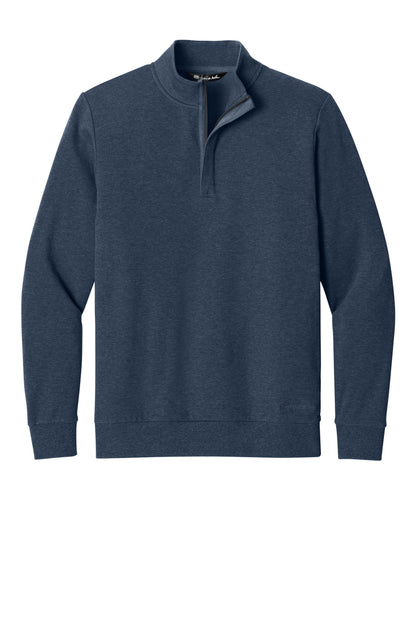 Front View of BlueHthr TravisMathew Ocean Villa 1/4-Zip TMA41421