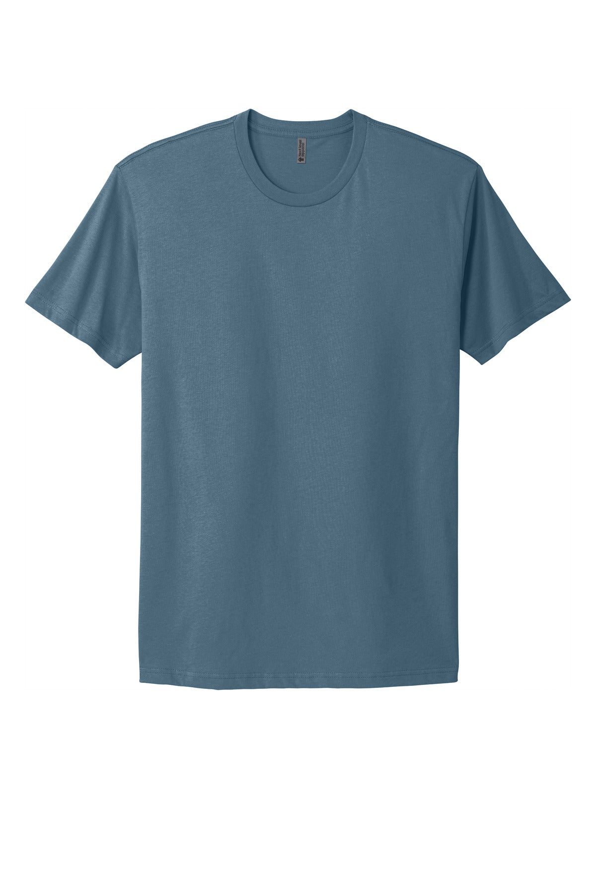 Front View of BlueJean Next Level Apparel Adult Cotton Tee. NL3600