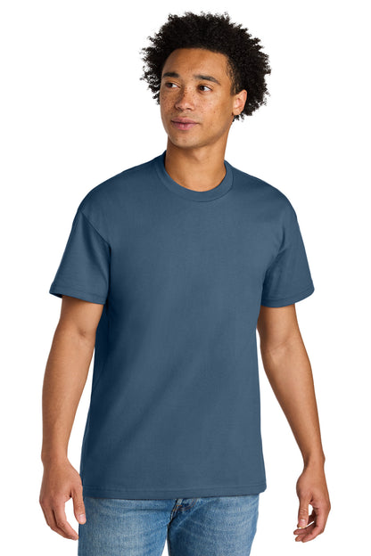 Front View of BlueJean Next Level Apparel Heavyweight Tee NL7200