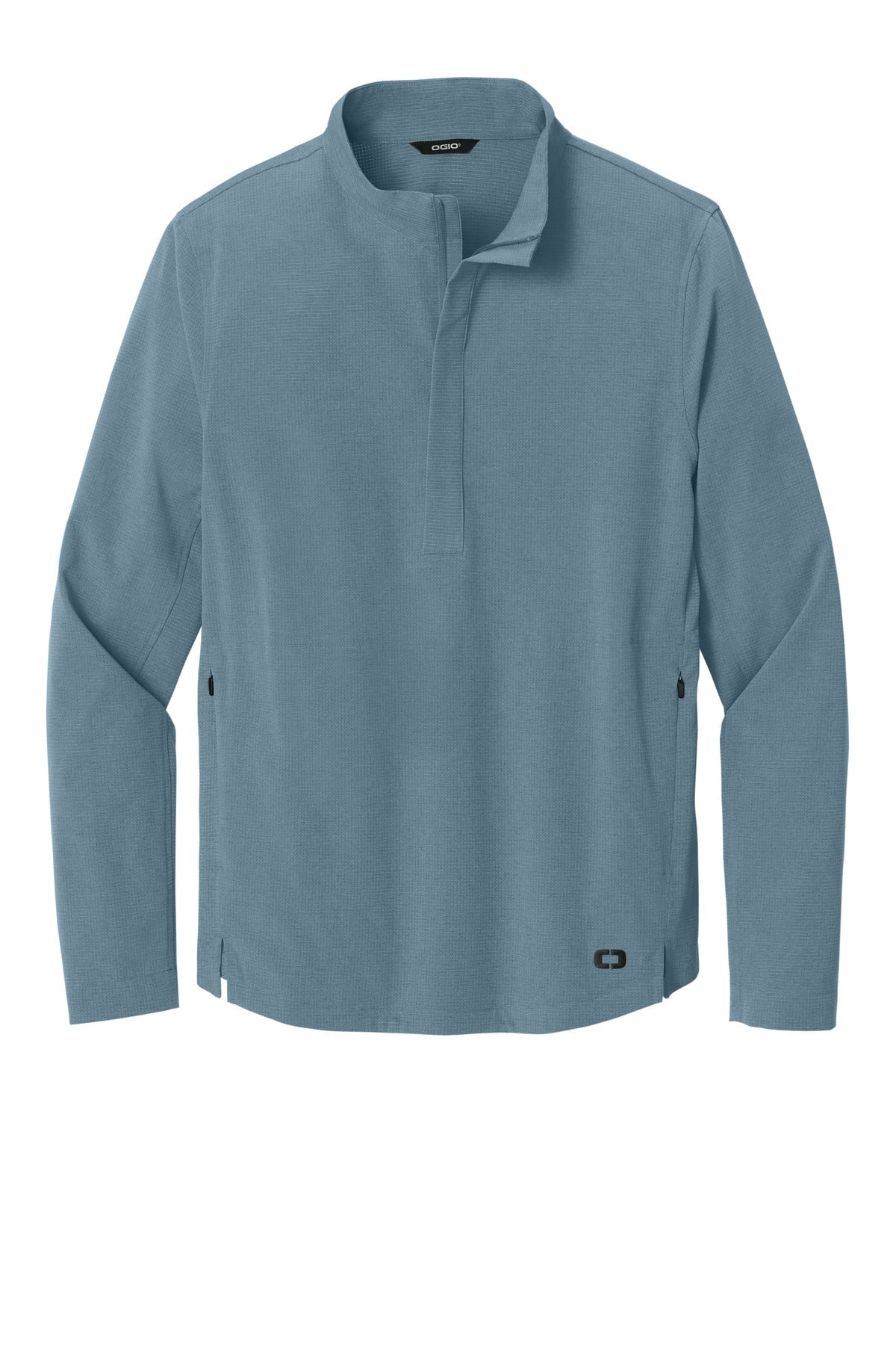 Front View of BlueMist OGIO Aspect 1/2-Zip Pullover OG1003
