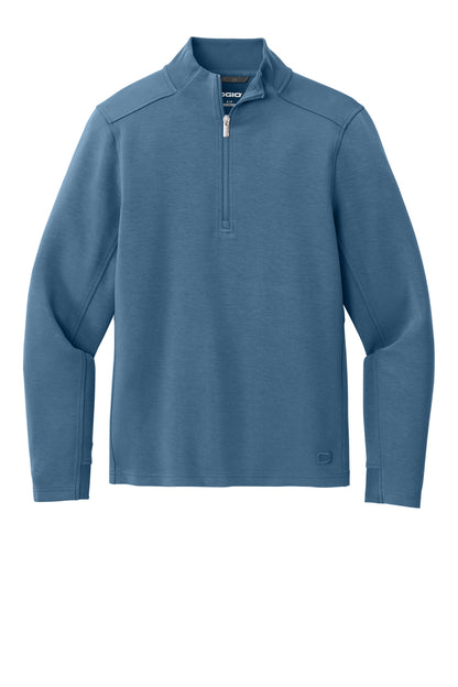 Front View of BlueMist OGIO Transcend 1/4-Zip OG861