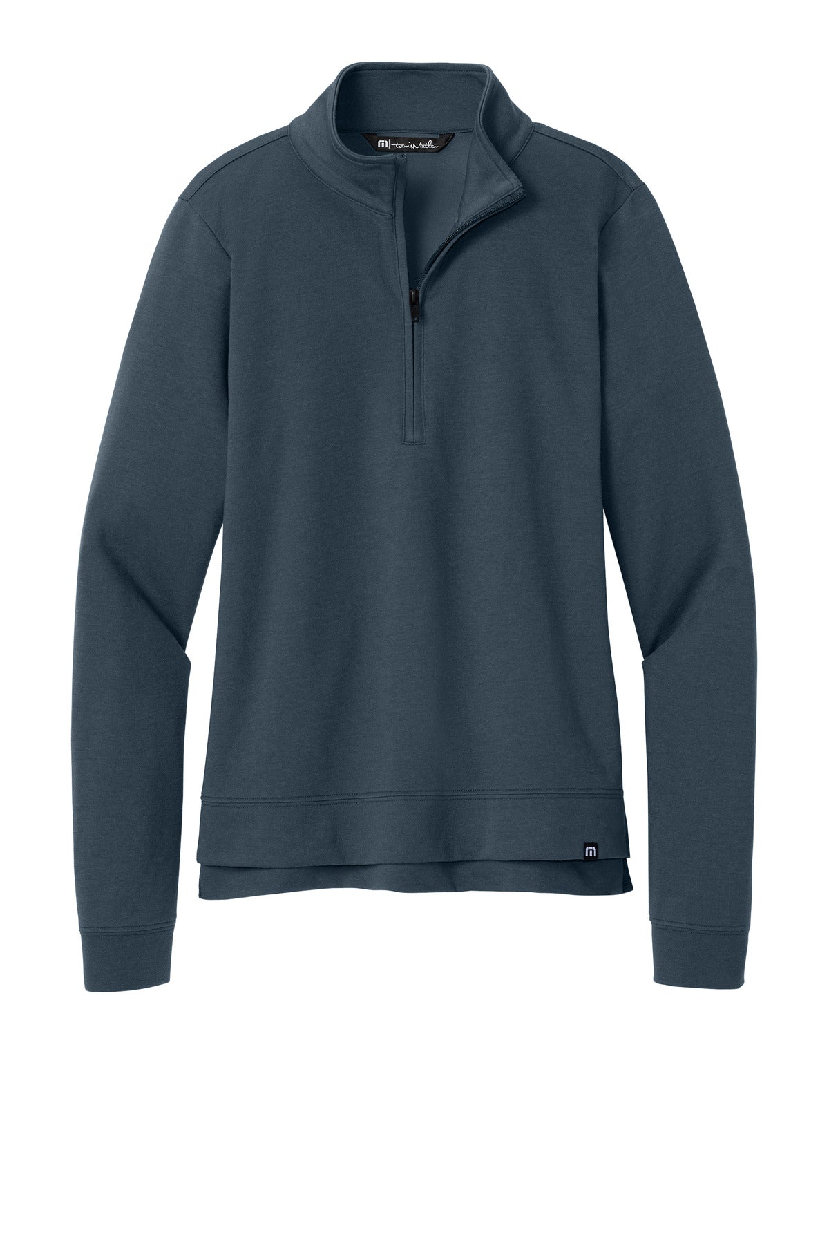 Front View of BlueNights TravisMathew Women's Coveside 1/2-Zip TM1LD007
