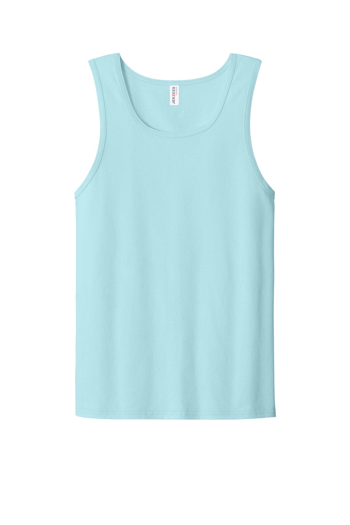 Front View of BreezyBlue Jerzees Classics Unisex Cotton Tank 363TK