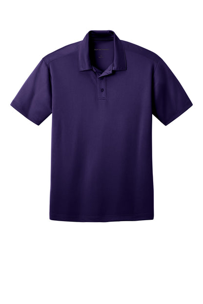 Front View of Bright Purple Port Authority Silk Touch Performance Polo. K540