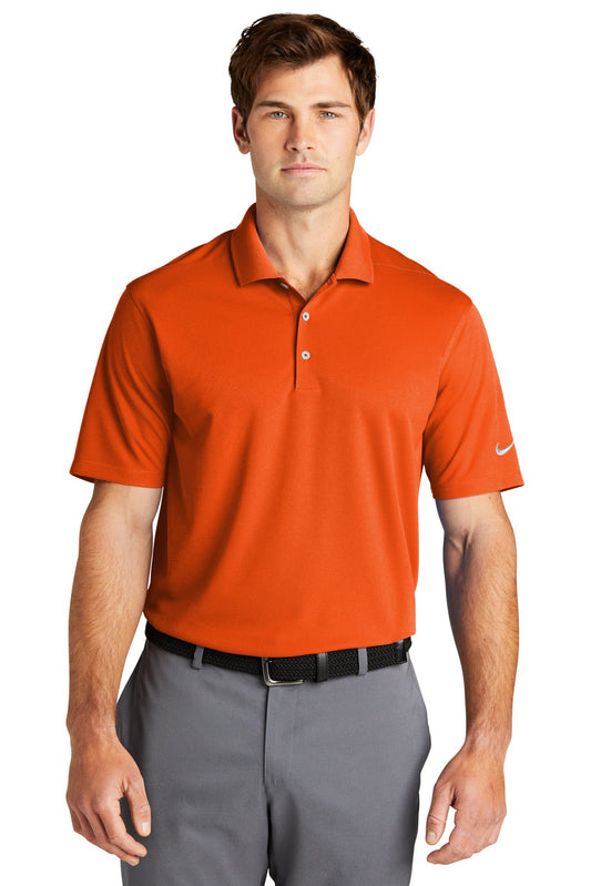 Front View of BrillOrng Nike Dri-FIT Micro Pique 2.0 Polo NKDC1963