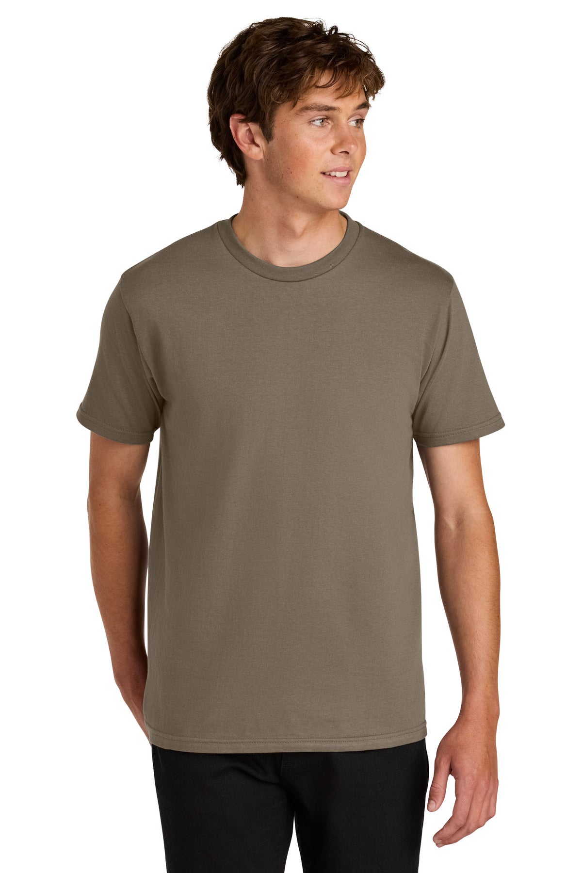 Front View of BrnSavana Gildan Softstyle Midweight Tee 65000