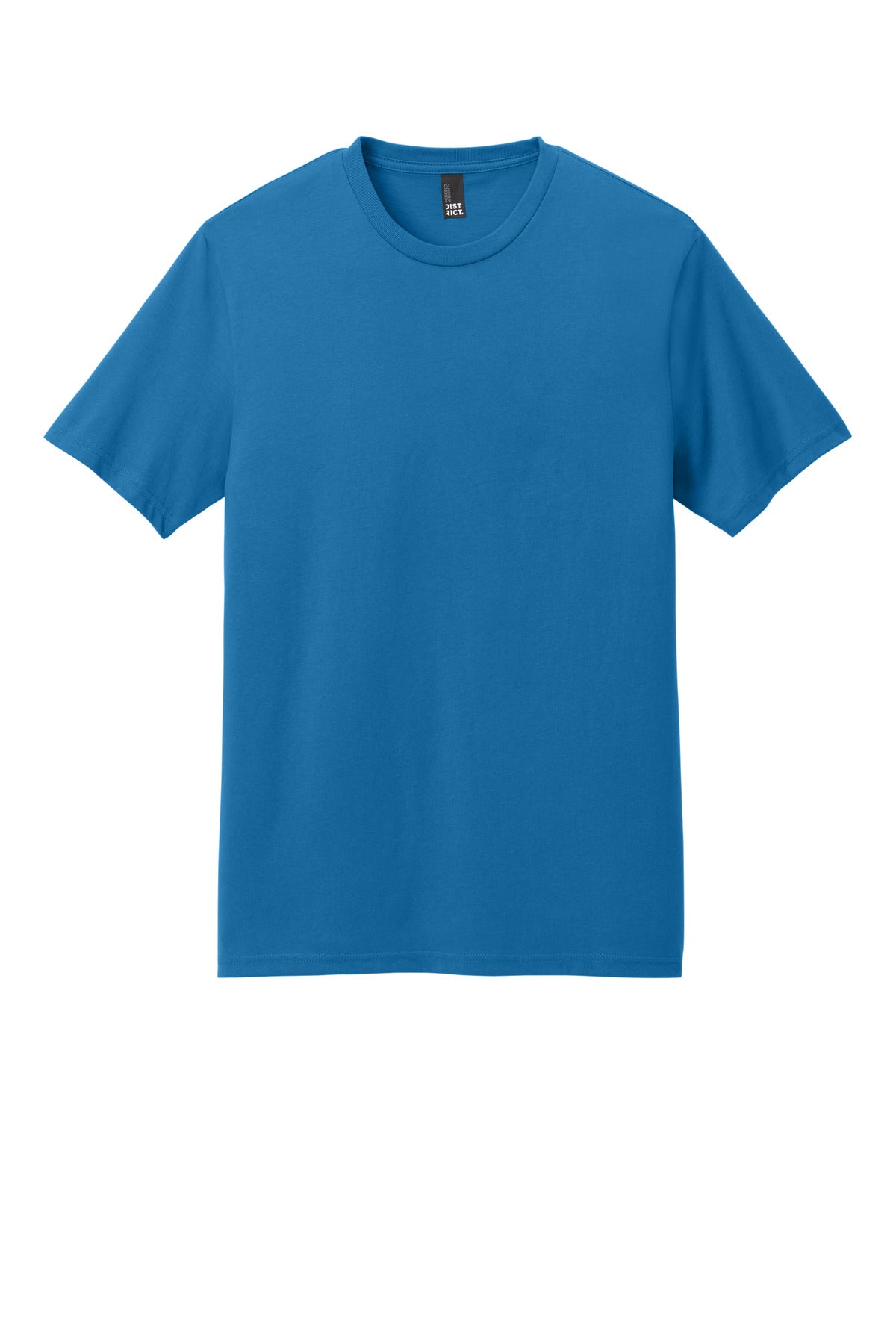 Front View of BrtBlue District Perfect Weight Icon Tee DT106