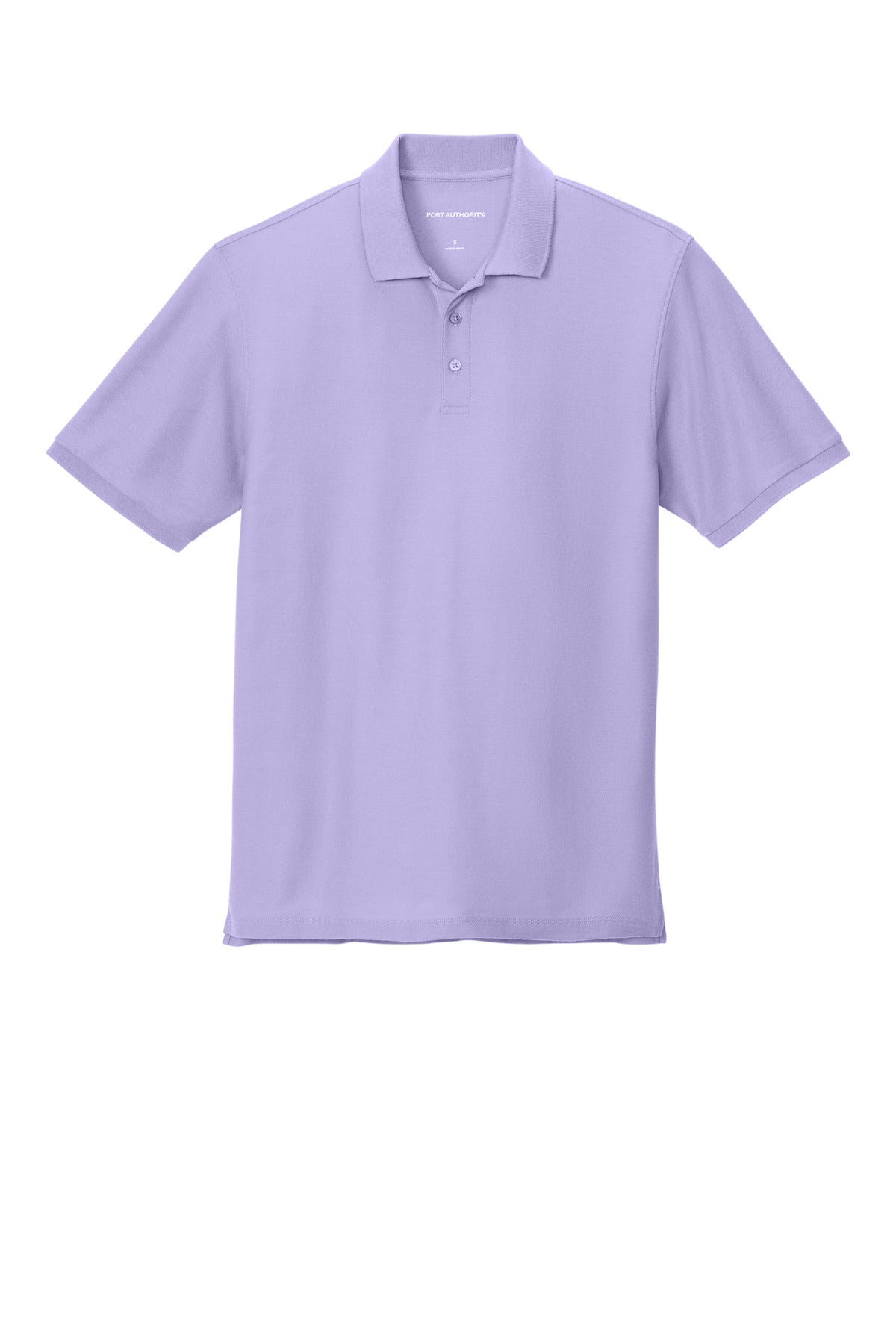 Front View of BrtLvndr Port Authority Wearever Signature Pique Polo K200