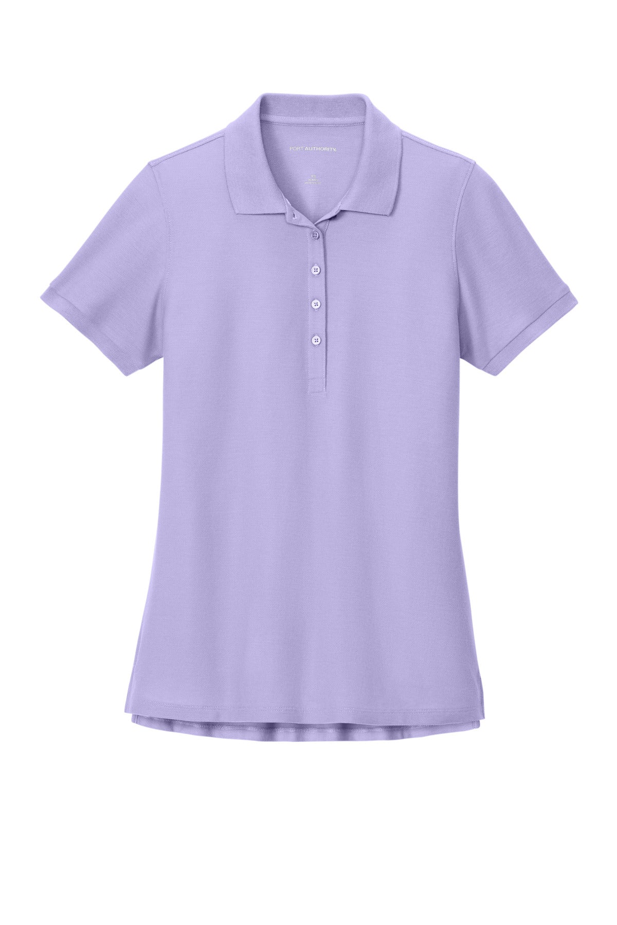 Front View of BrtLvndr Port Authority Women's Wearever Signature Pique Polo LK200