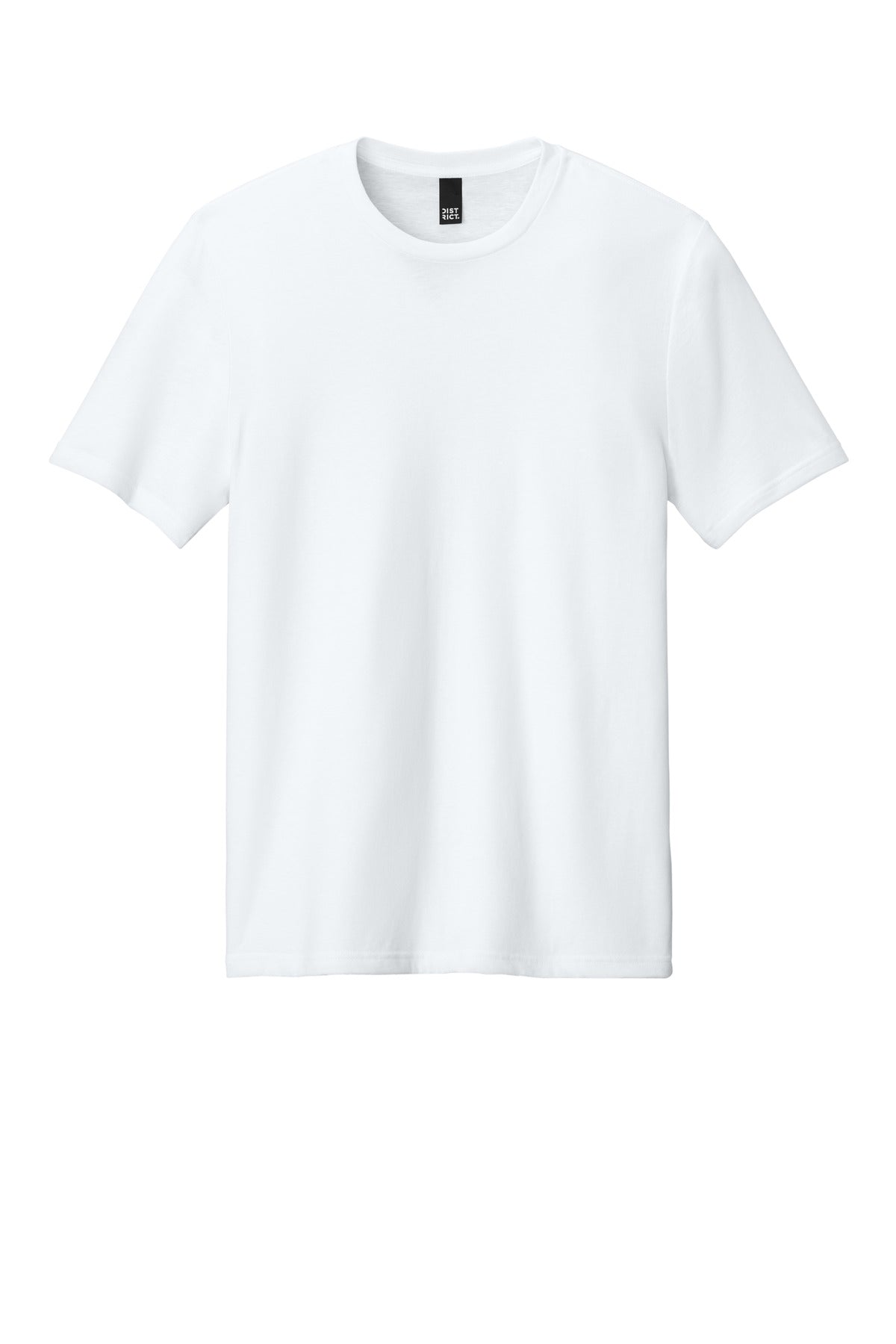 Front View of BrtWhite District Perfect Weight CVC Tee DT184