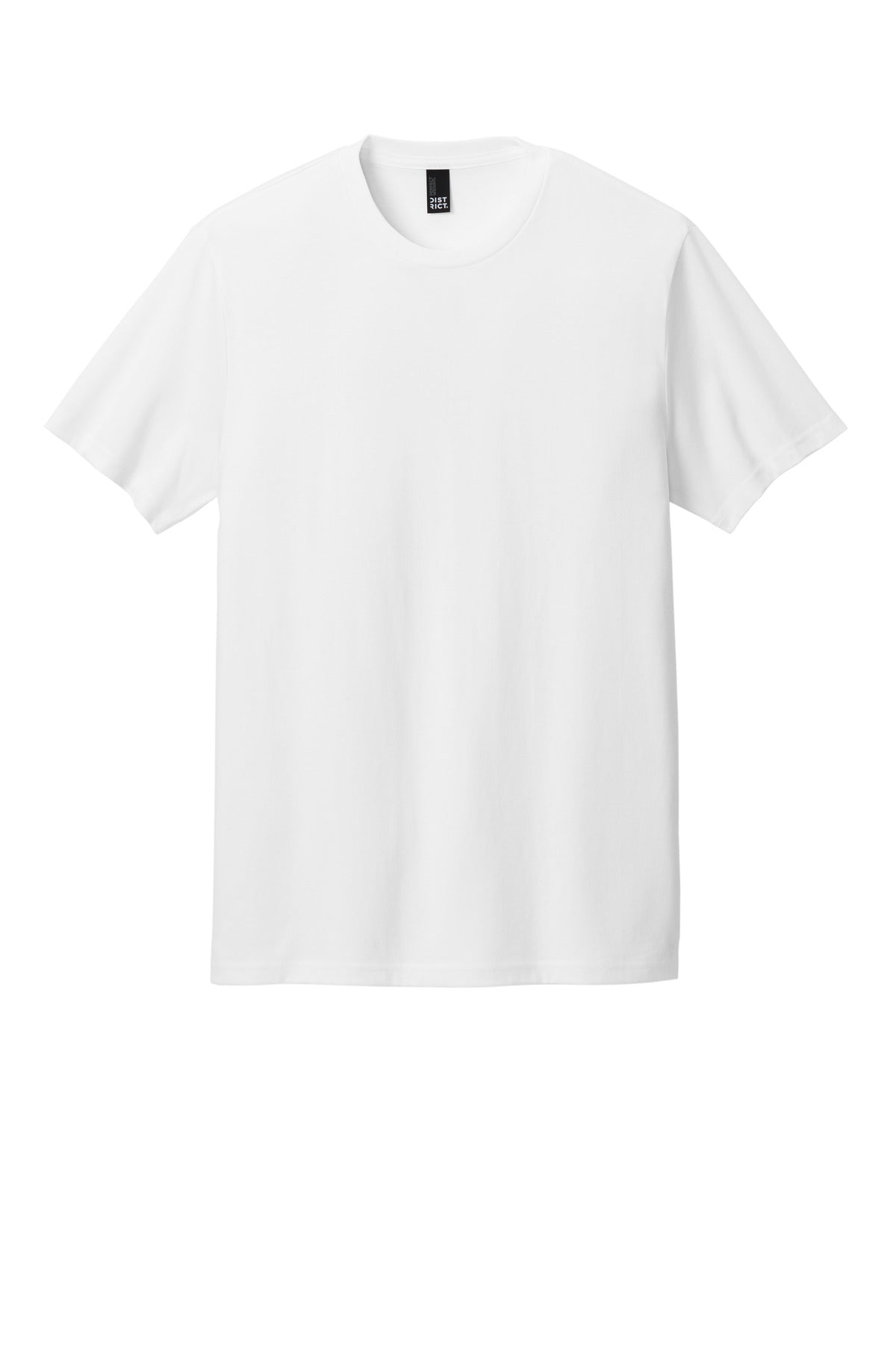 Front View of BrtWhite District Perfect Weight Icon Tee DT106