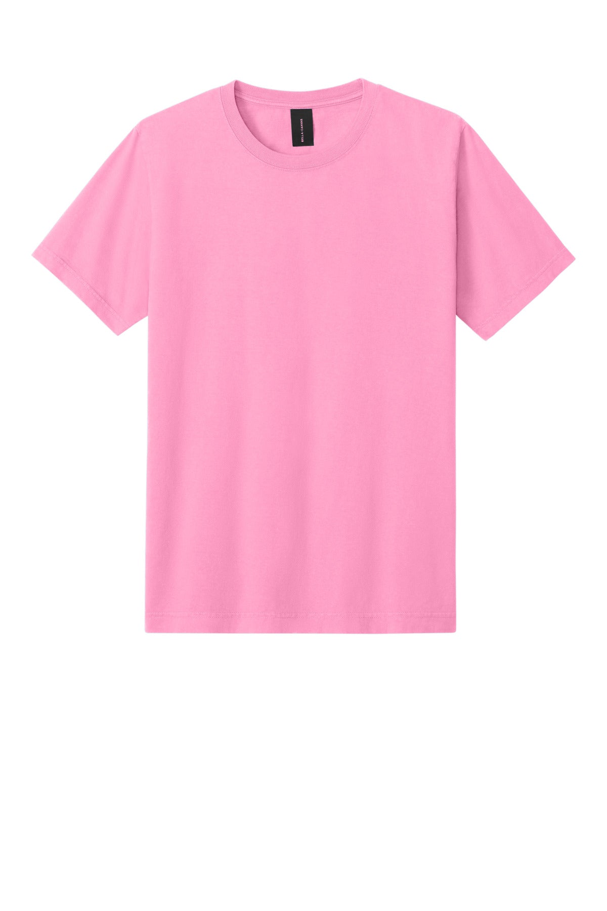 Front View of BubleGum BELLA+CANVAS Unisex Heavyweight Garment-Dyed Tee BC4810GD